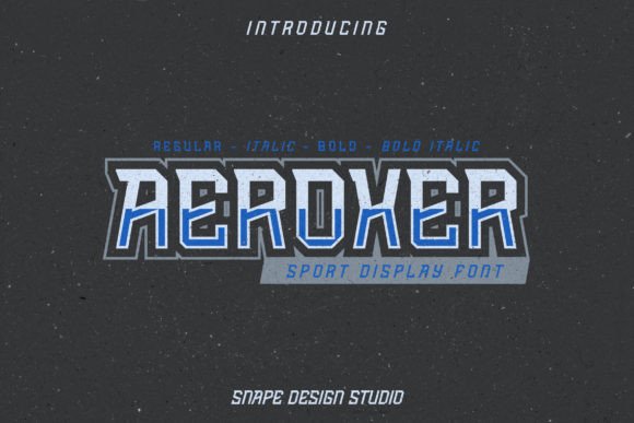 Aeroxer: The Bold Display Typeface for High-Impact Marketing