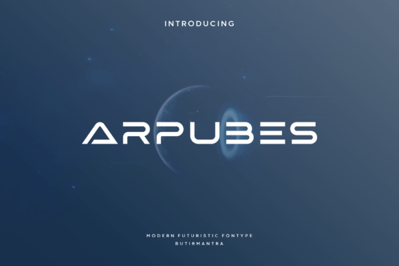 Arpubes: A Futuristic Display Font for Modern Editorial Design