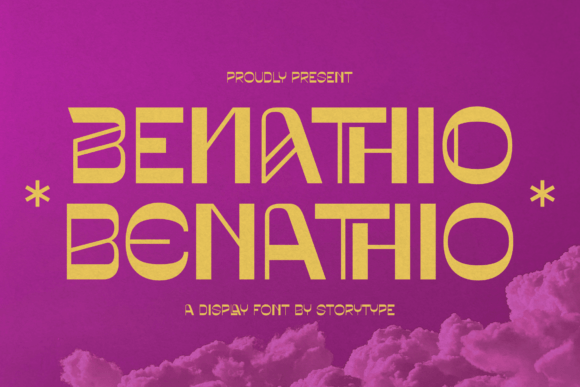 Benathio: The Premium Display Typeface for Elevating Your Brand Identity