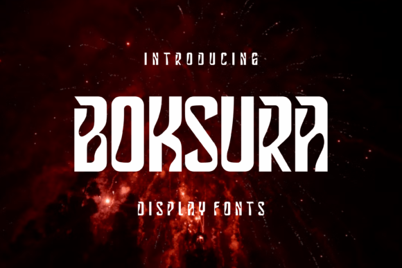 Boksura: The Modern Display Typeface for Editorial Design