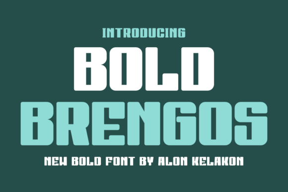 Bold Brengos: The Modern Typeface for Impactful Editorial Design