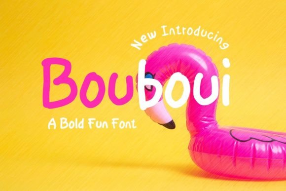 Bouboui: The Bold Display Font That Elevates Small Business Branding