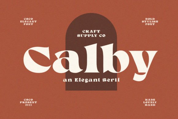 Calby: The Elegant Serif Typeface That Elevates Your Brand