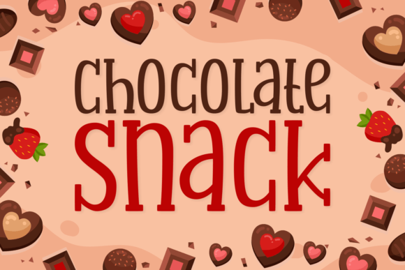Chocolate Snack: The Joyful Display Font for Modern Editorial Design