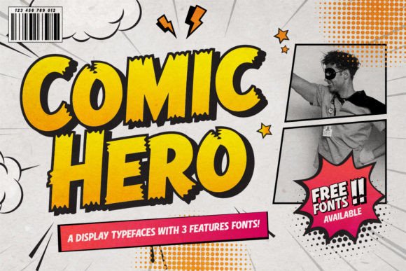 Comic Hero: The Playful Typeface That Elevates Your Brand Identity