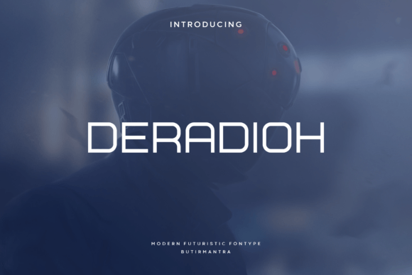 Deradioh: The Modern Display Font for Professional Branding