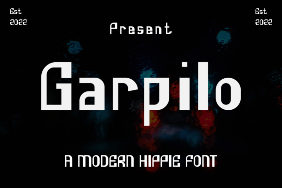 Garpilo: The Modern Hippie Typeface for Bold Editorial Design