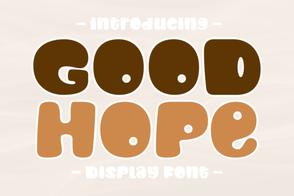 Good Hope: The Perfect Display Typeface for Handmade Labels and Shop Branding