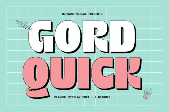 Gord Quick: A Bold Display Font for Digital Branding