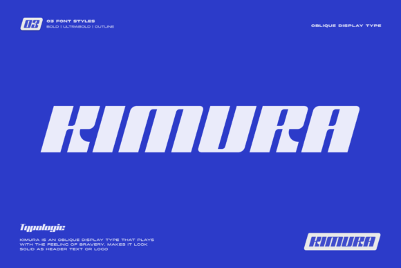 Kimura: A Fluid Display Font for Modern Branding