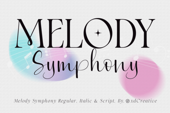 Melody Symphony: The Handwritten Display Font for Authentic Branding