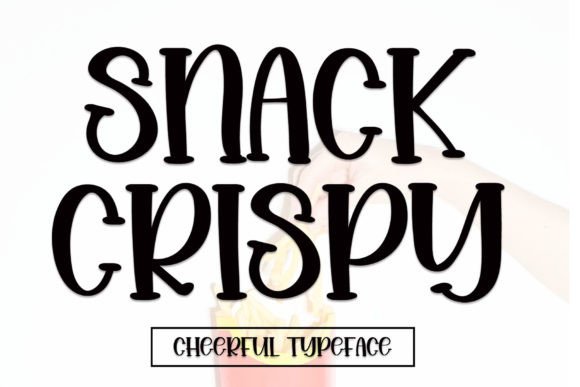 Snack Crispy: The Handwritten Display Font That Brings Your Crafts to Life