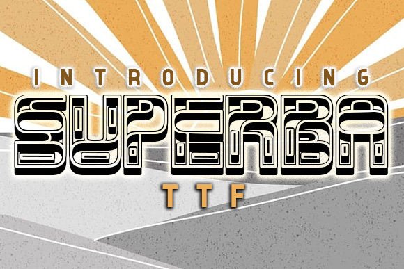 Superba: The Romantic 3D Typeface That Elevates Small Business Branding