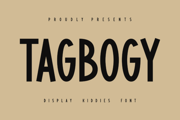 Tagbogy: The Modern Display Font for Bold Business Branding